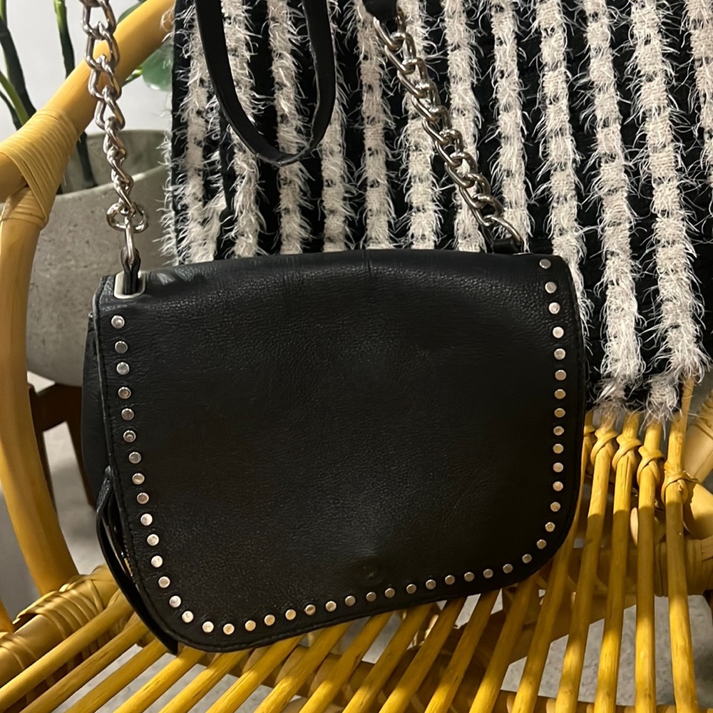 Black Leather Purse